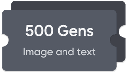 Add 500 generations
(approx. 10 stories)image