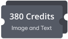 Add 380 Credits
(approx. 19 stories)image