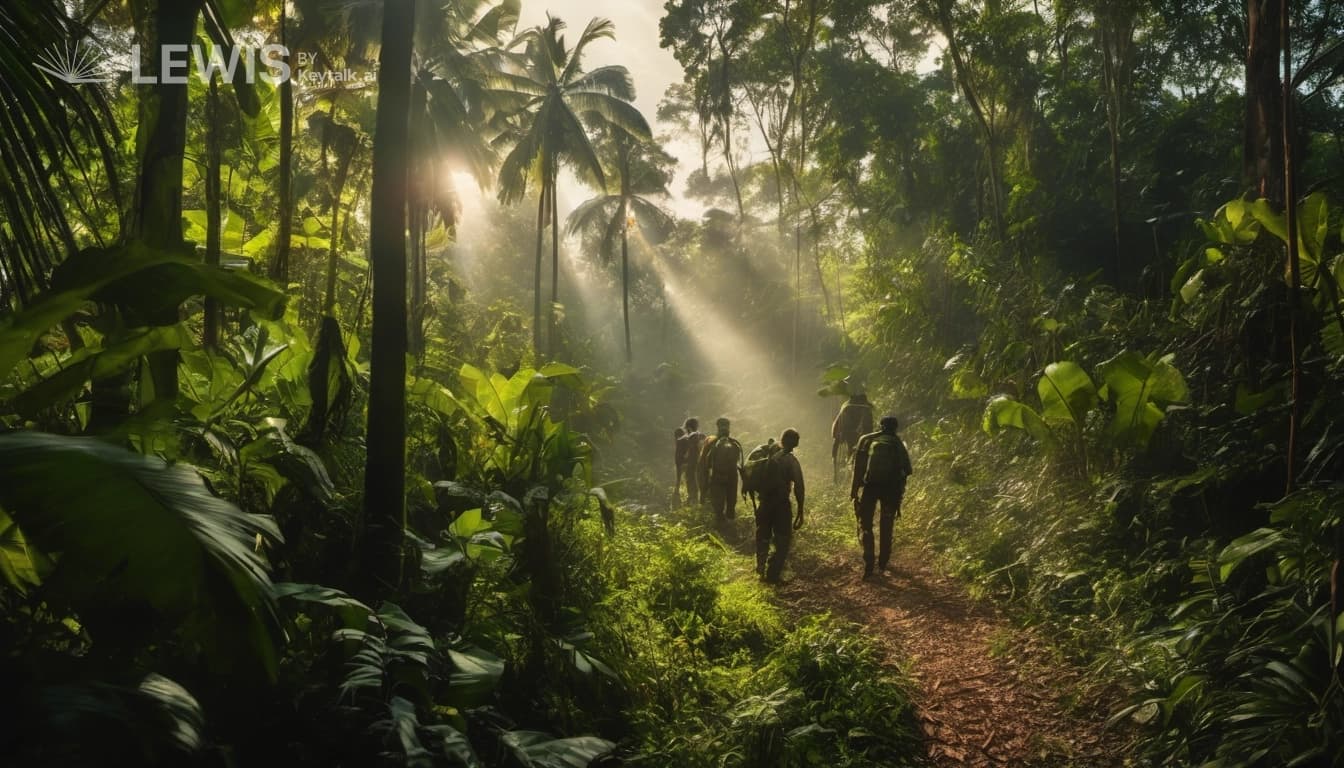 "Flora of the Faux: The Jungle's Requiem"