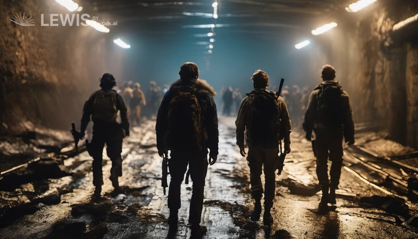 "Resilience Amidst Ruins: A Post-Apocalyptic Journey"
