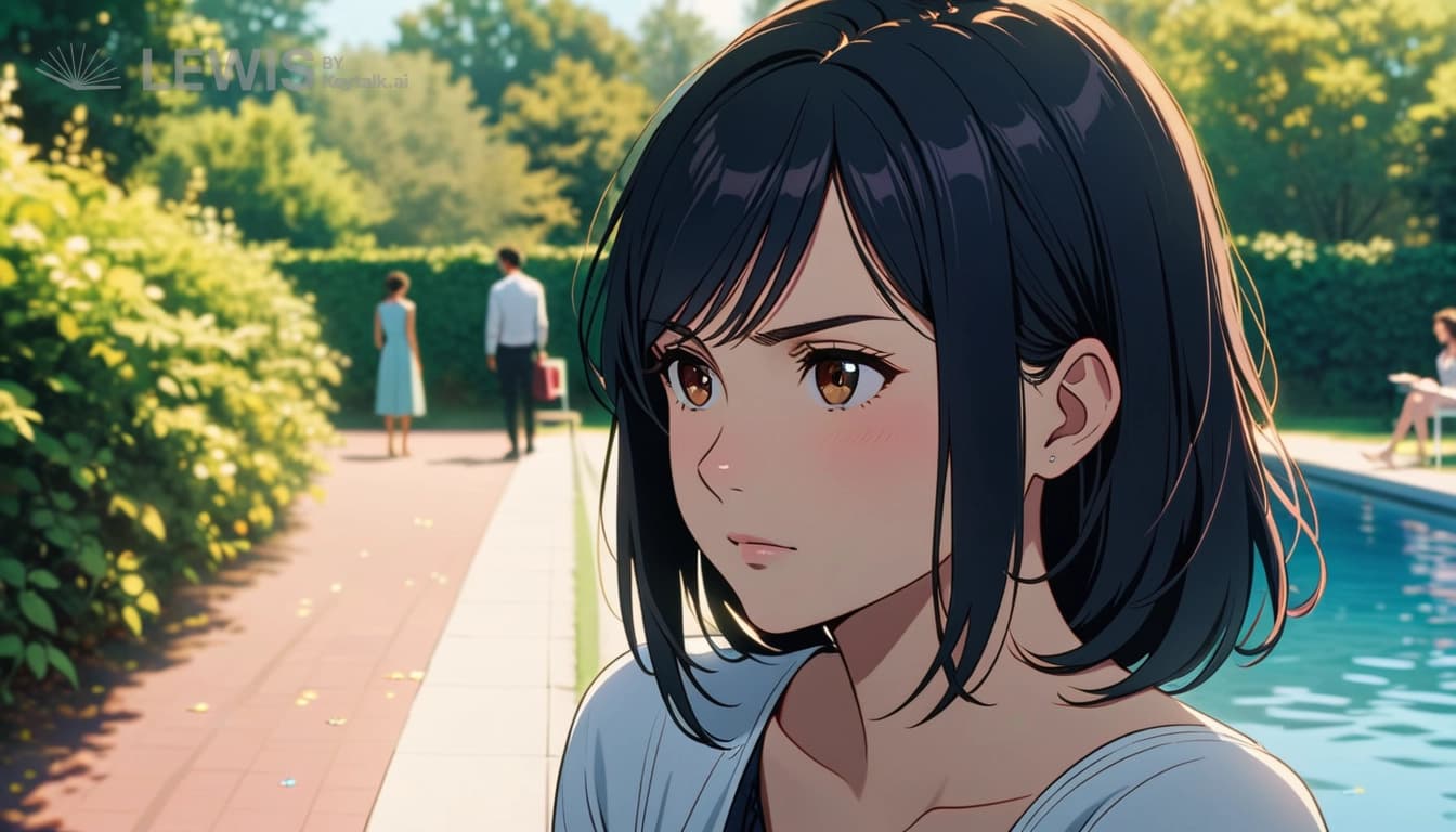 ((Waves of Wit: Aiko's Poolside Rebellion))