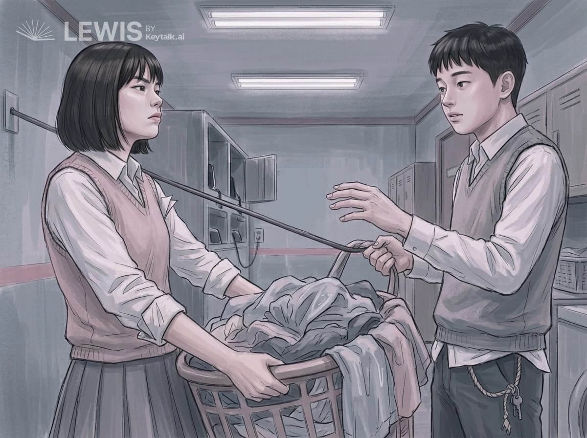 충전선 사이의 손