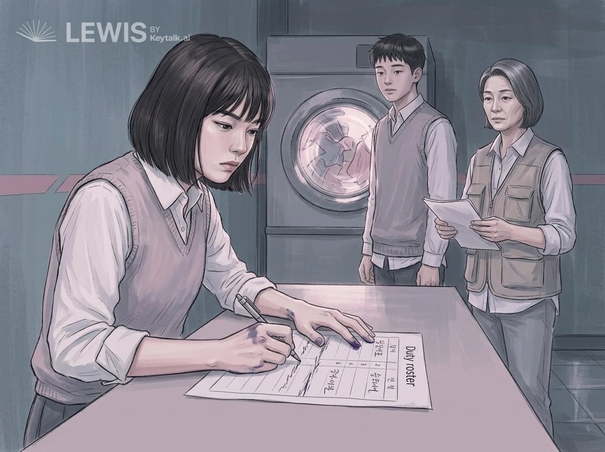 선을 지우는 손