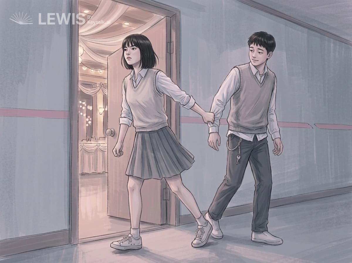 문턱을 넘는 손