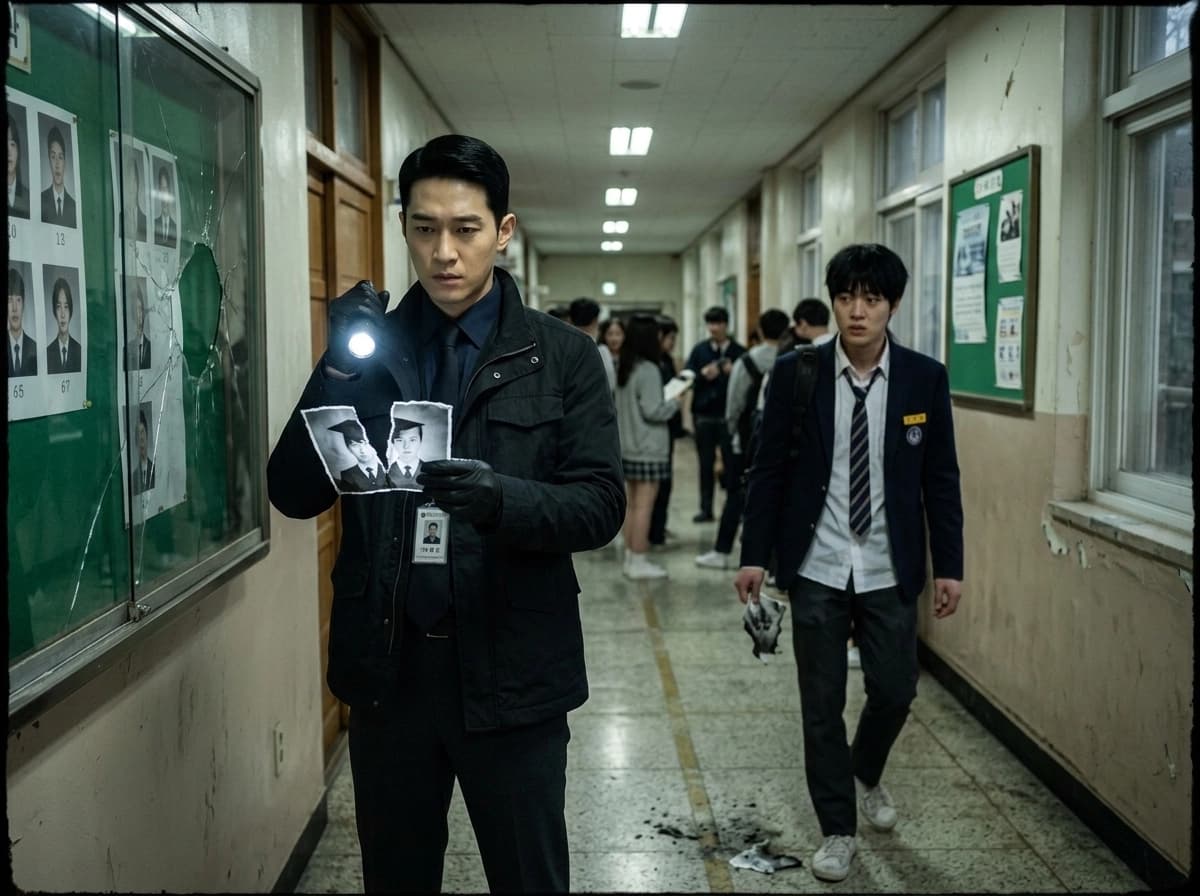 모터음 뒤의 사람