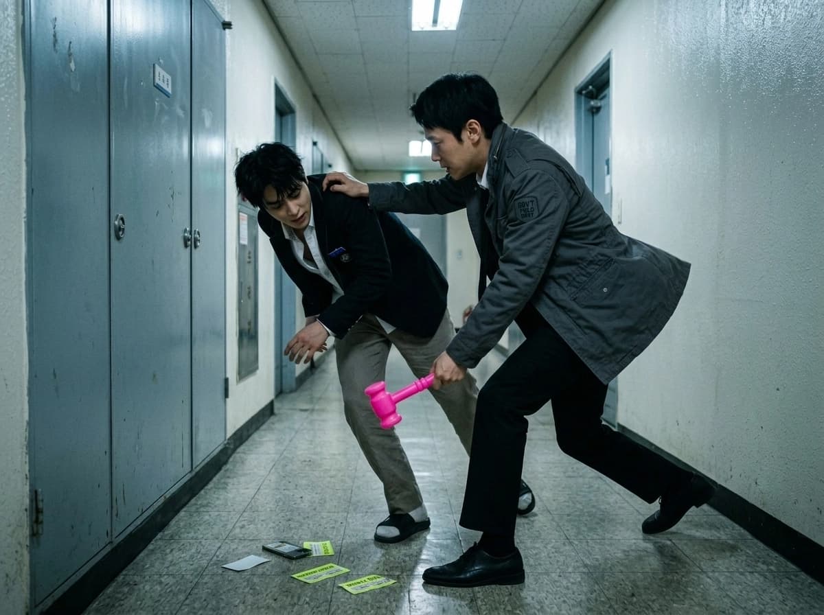 열 번째 자리 앞에서