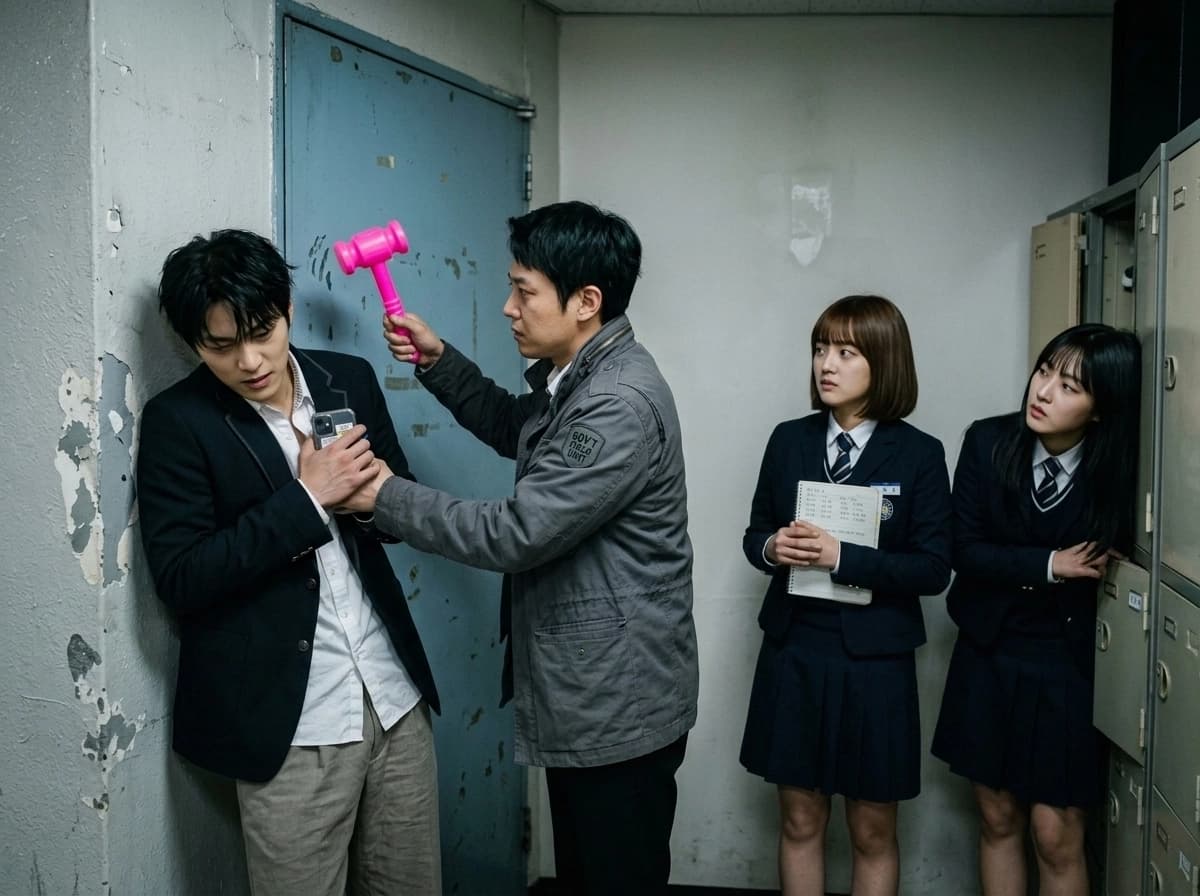 조회대 뒤 열 장