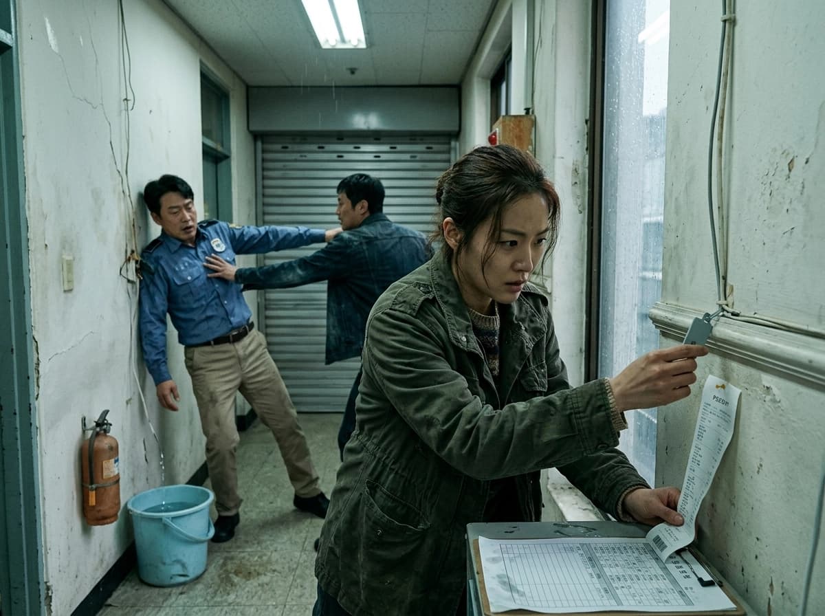 우유 영수증과 회선 번호