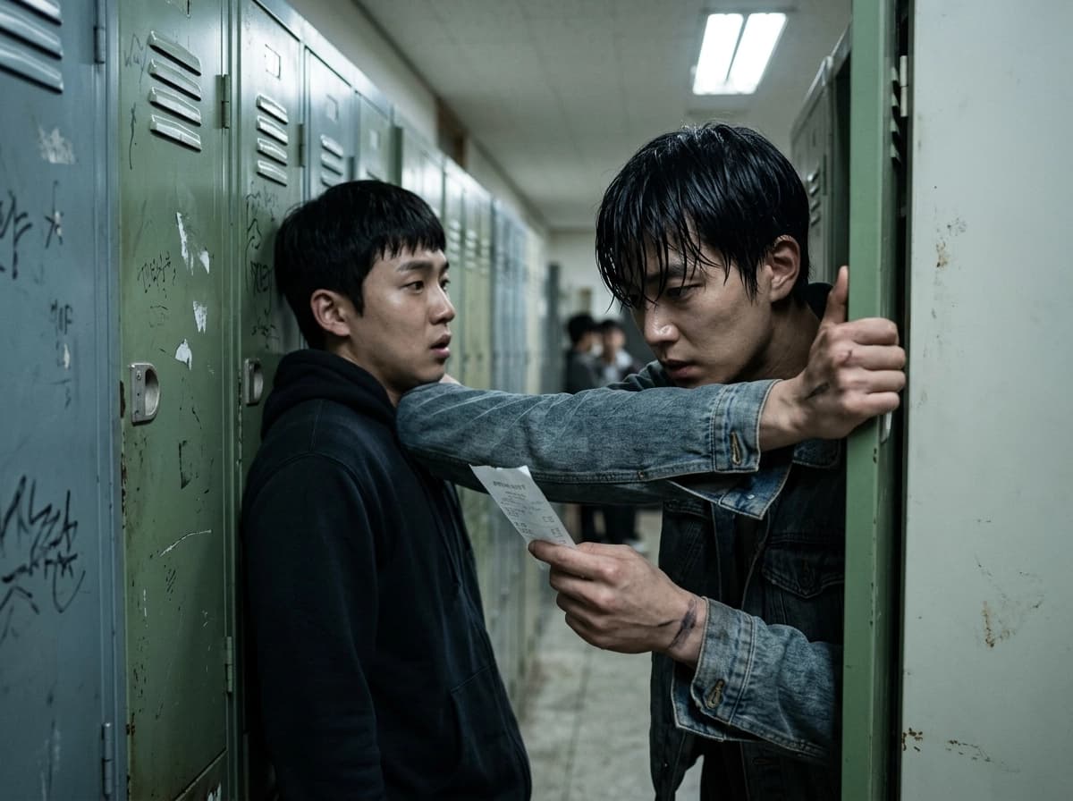 빈 사물함의 빨대