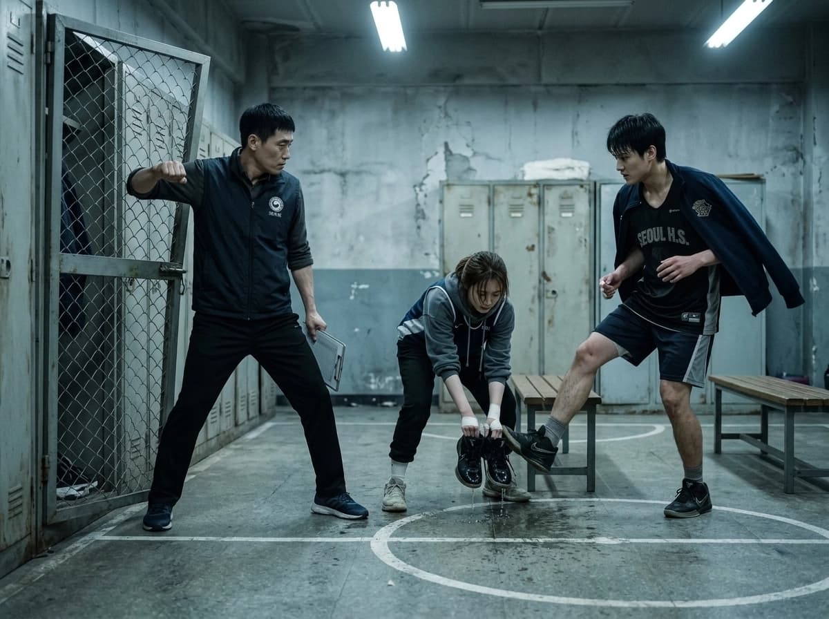잠긴 벤치의 주장 표시