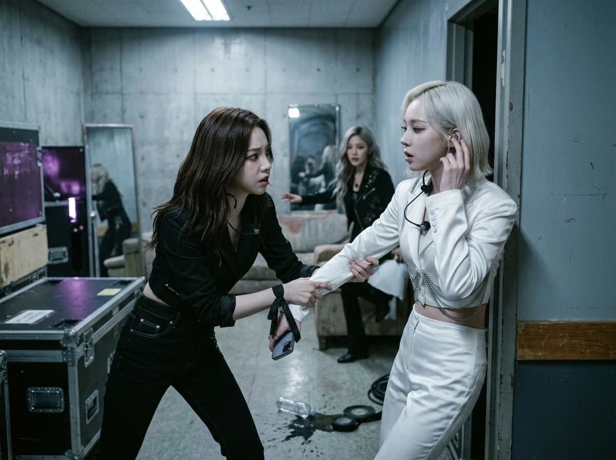 반쯤 빠진 인이어