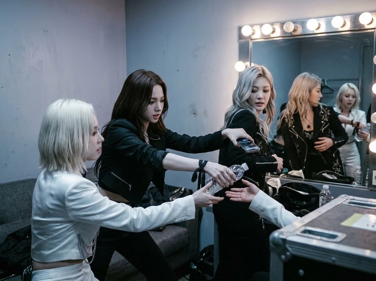 웃음으로 버티기