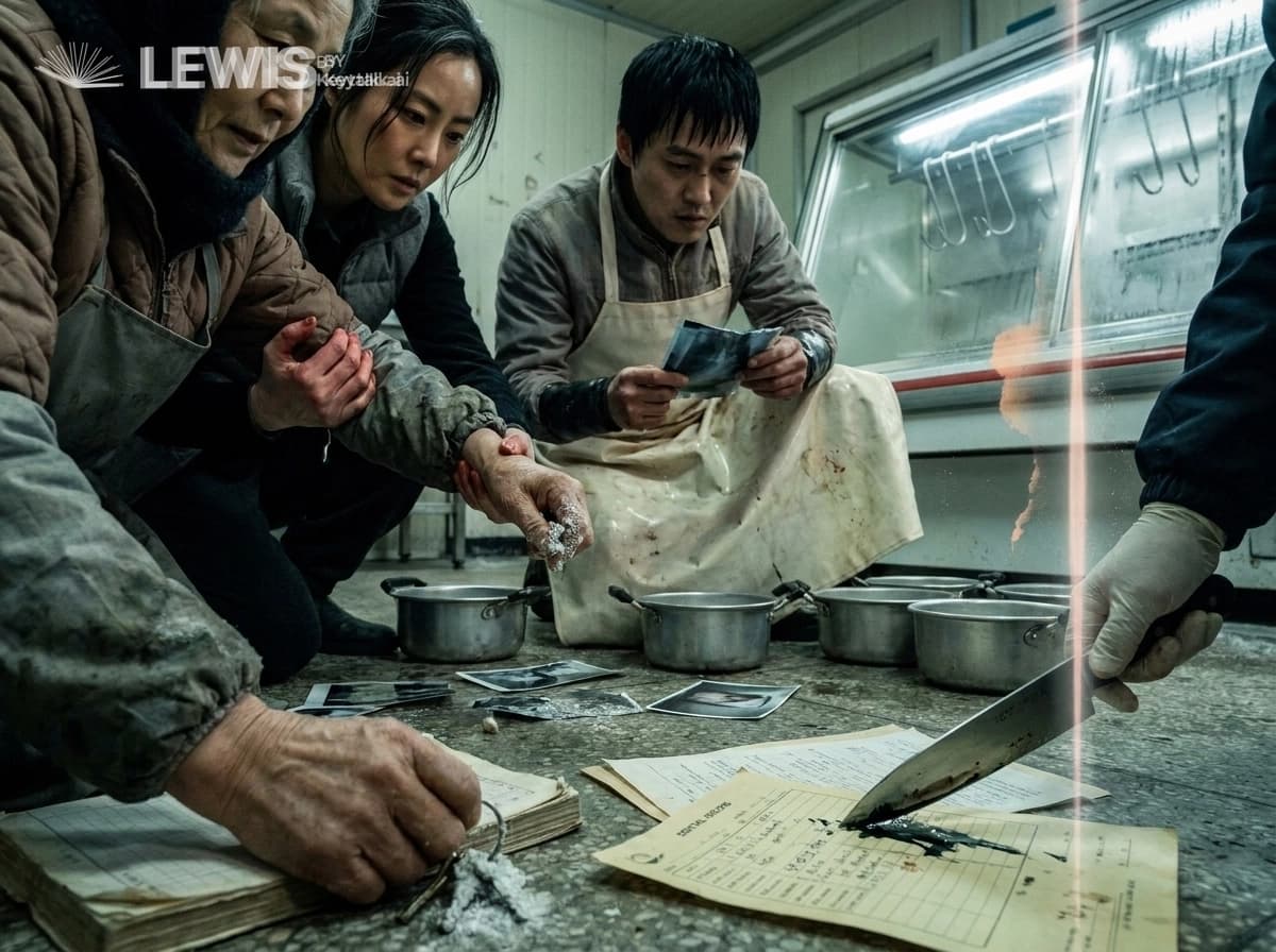 필름봉투를 끌어오는 순간