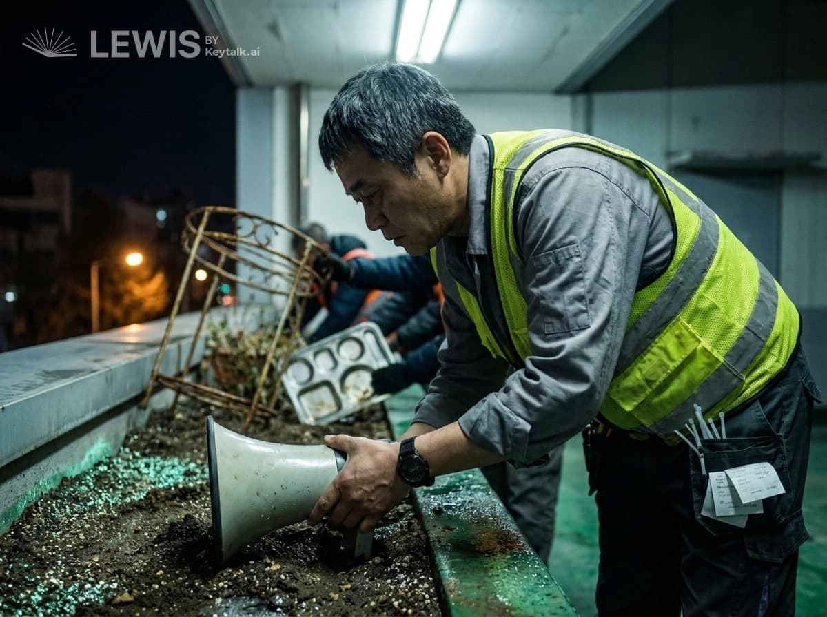 항구가 깨어나는 빛