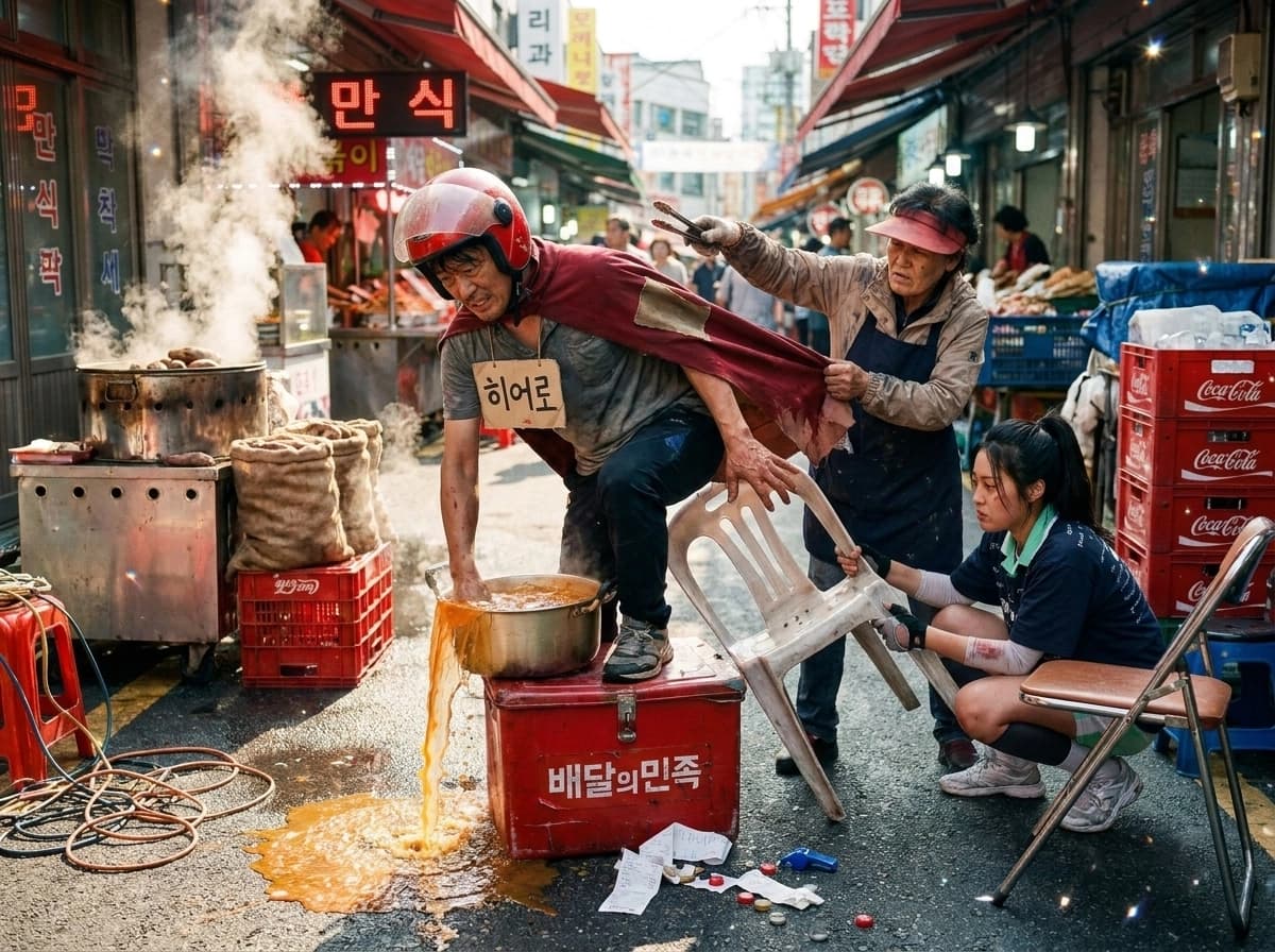 병따개 수색대와 끓어넘친 빨간 냄비