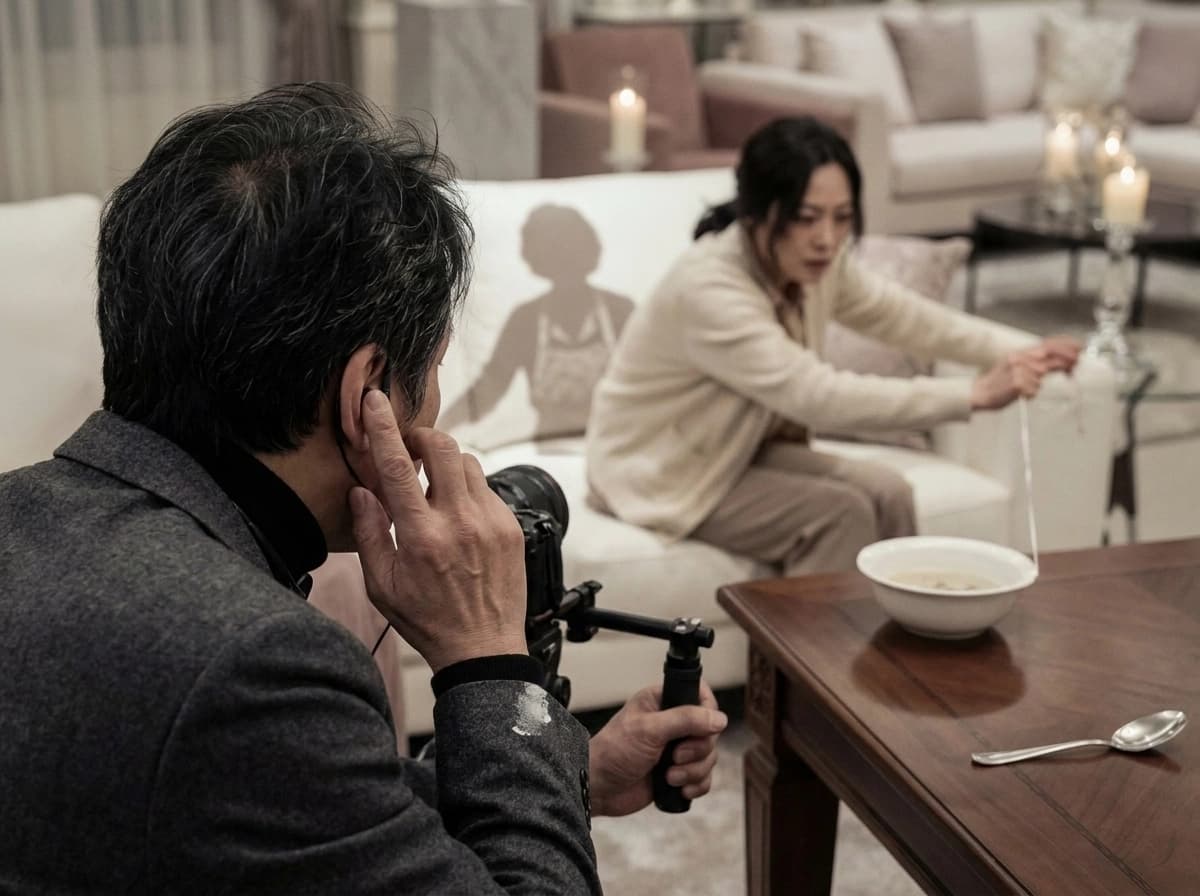 촛불 아래 돌아온 엄마의 손