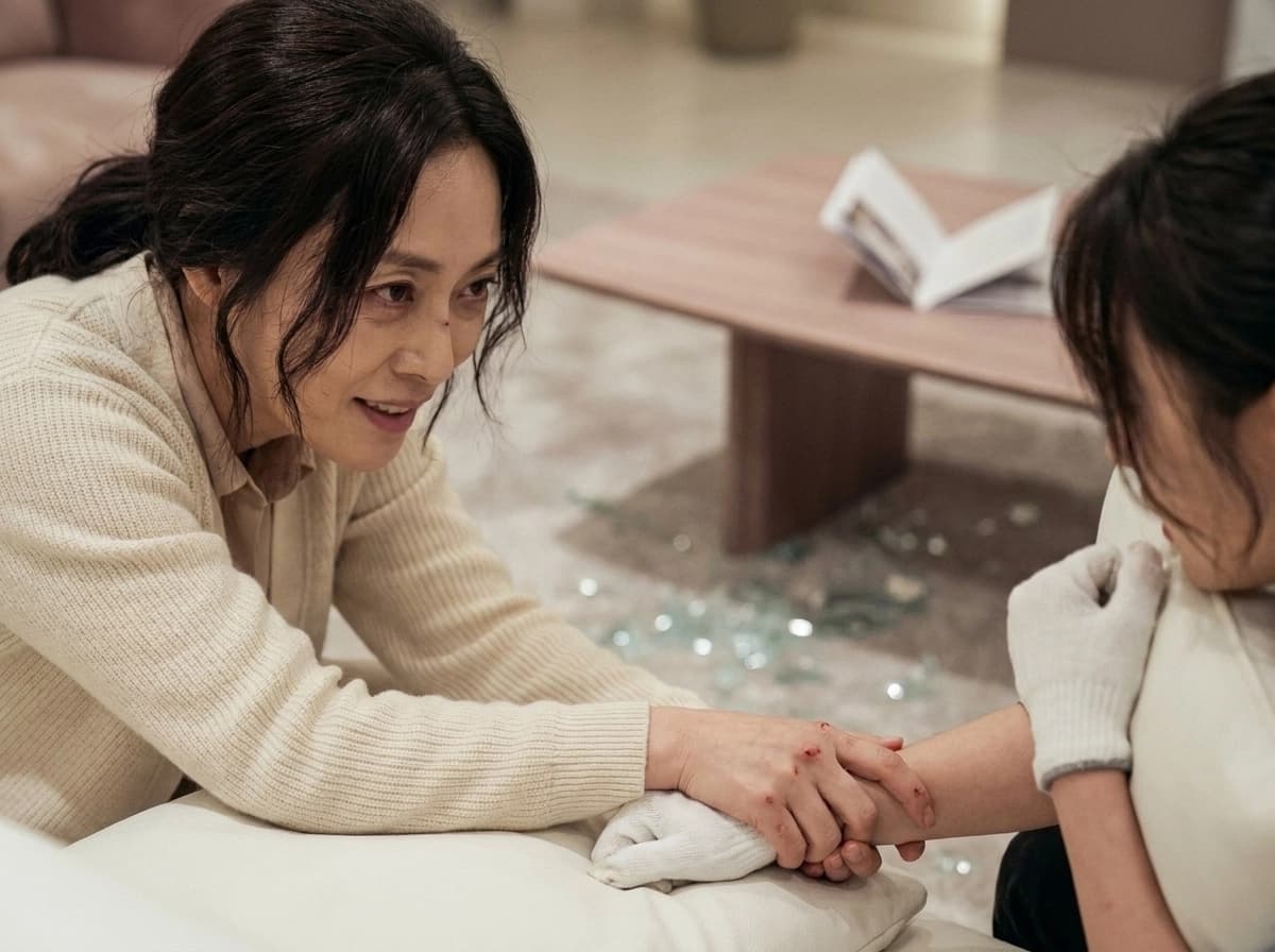 풀려난 발목, 돌아선 맨발