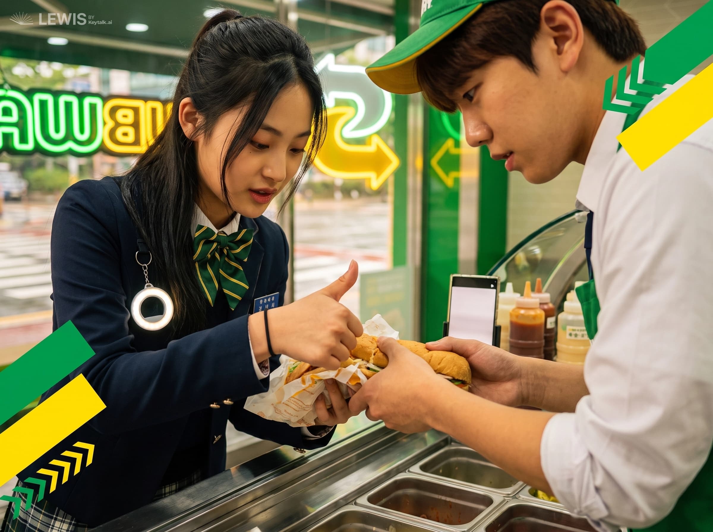 풋롱의 양끝