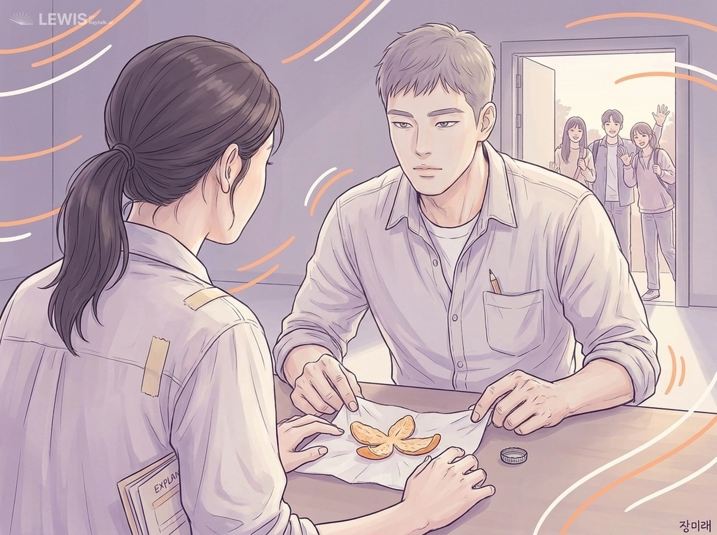 혼자 온 줄 알았어요