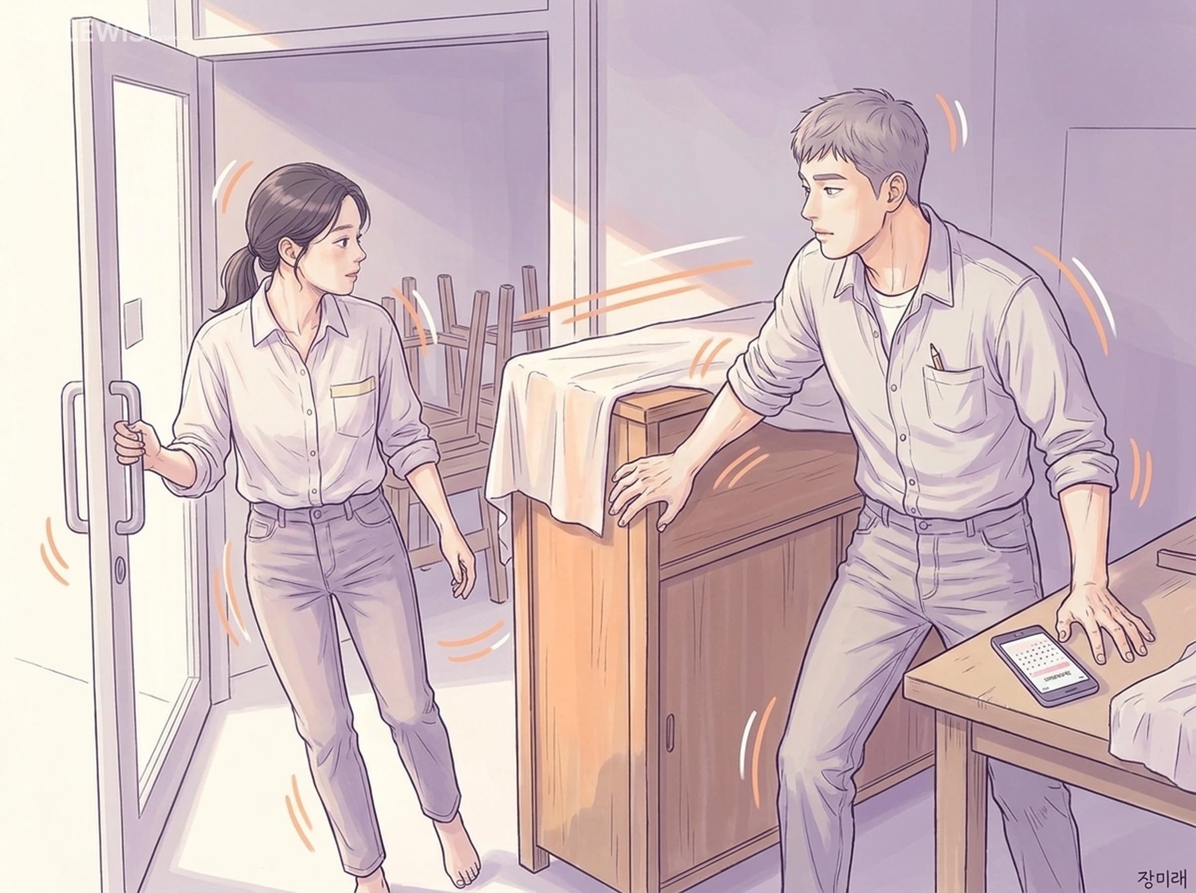 정류장까지의 시간