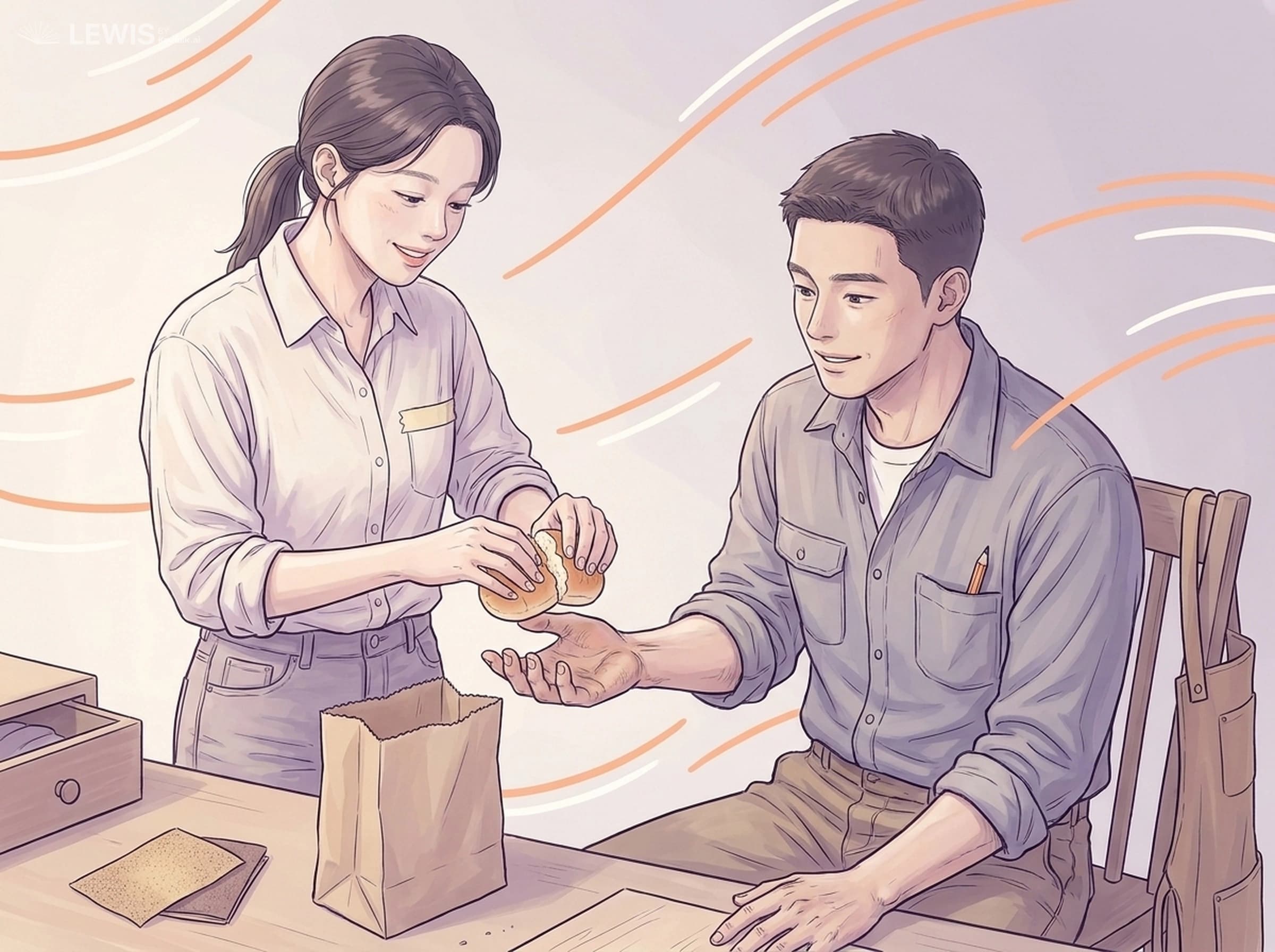 빵이 식는 동안