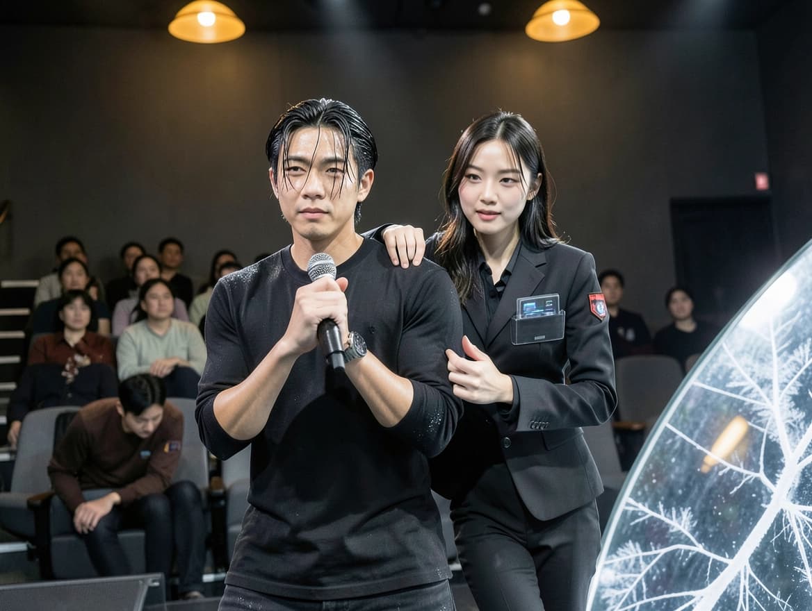 서리 번지는 유리