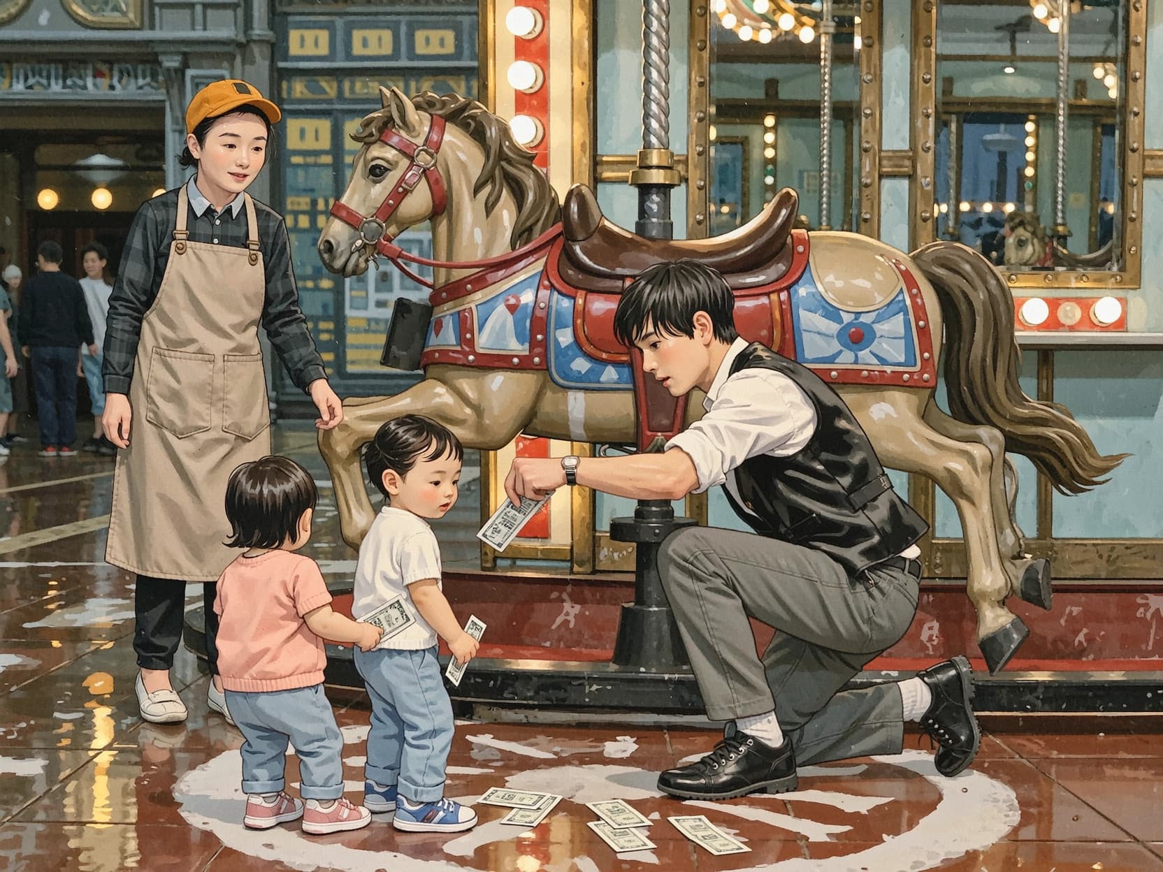 말 7번의 바닥