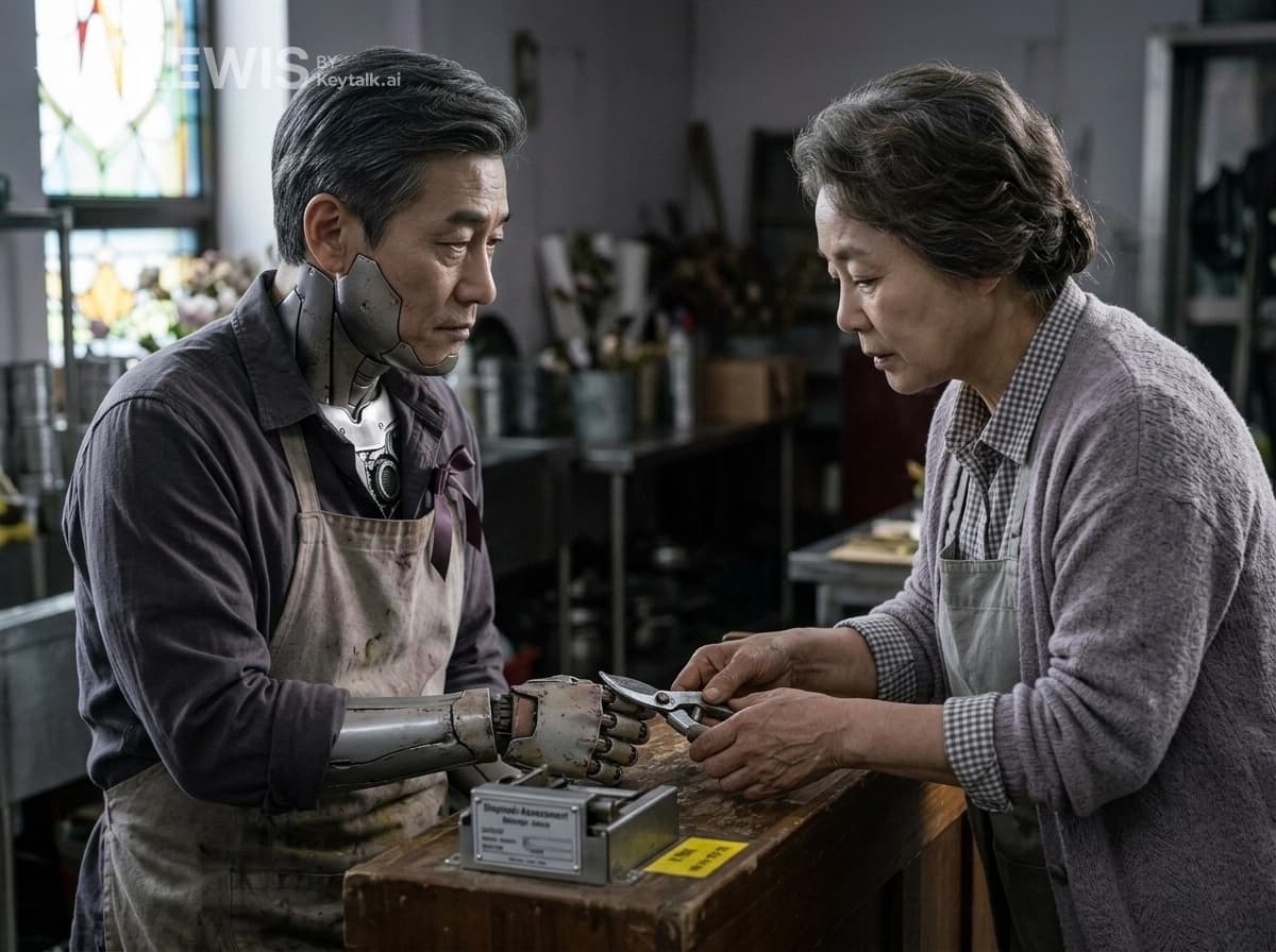 리본에 걸린 하루