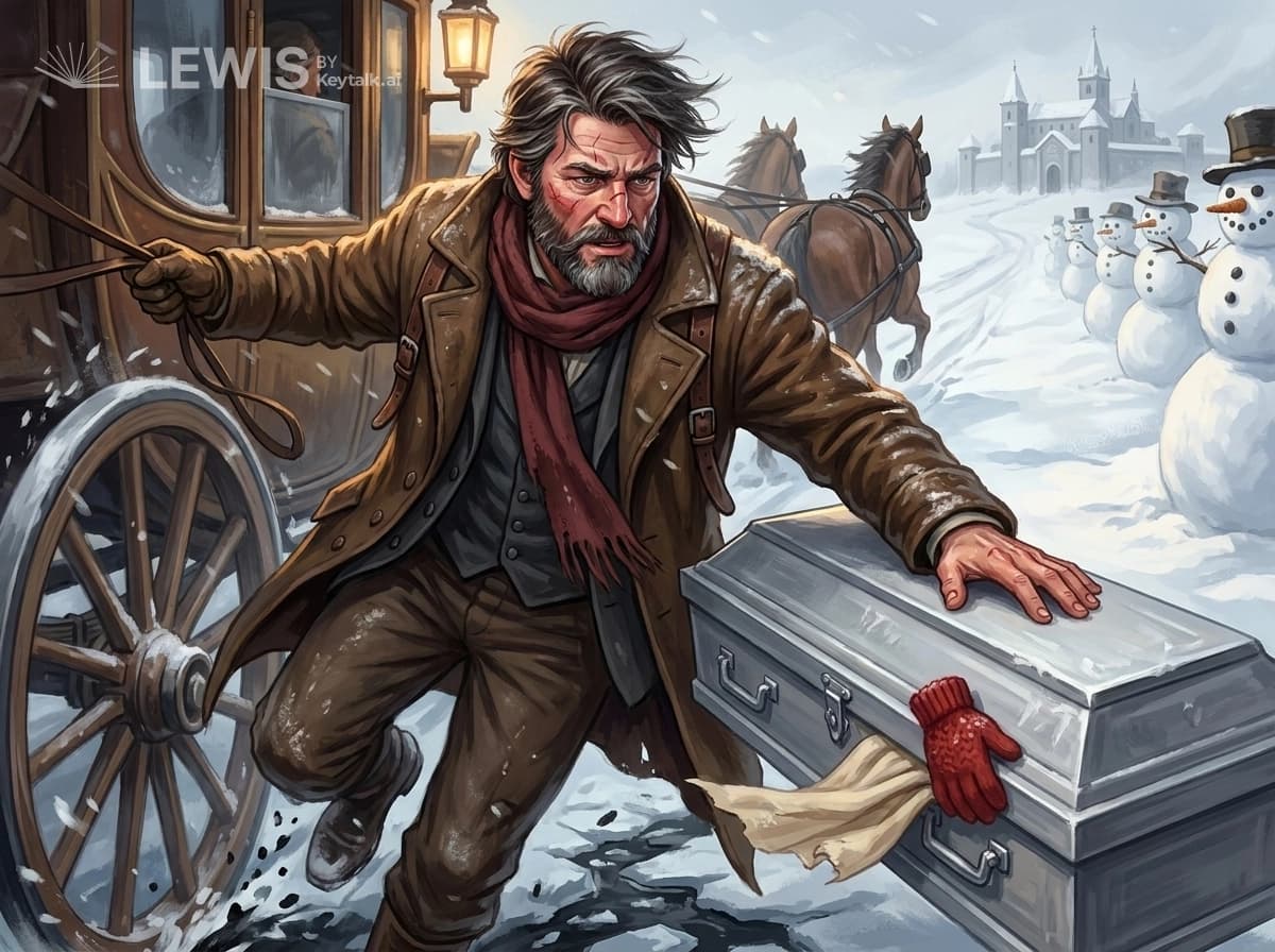 검은 진창의 바퀴 자국
