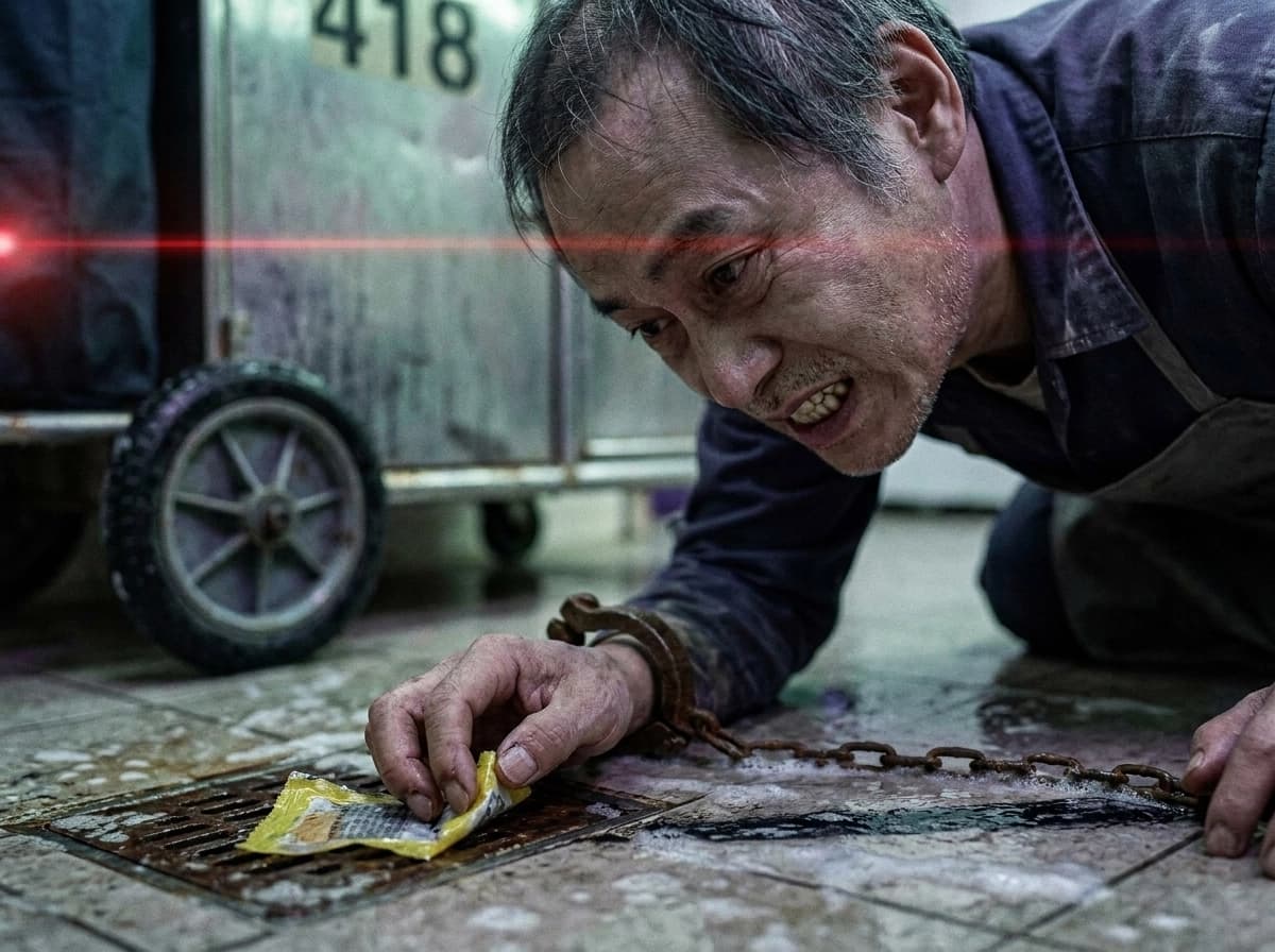 족쇄가 가리킨 배수구