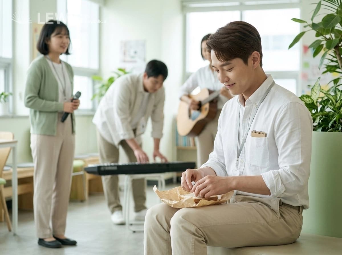 객석은 한 자리