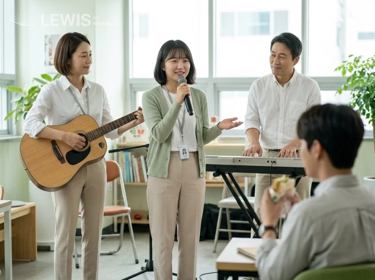 흰 건반이 받는 자리