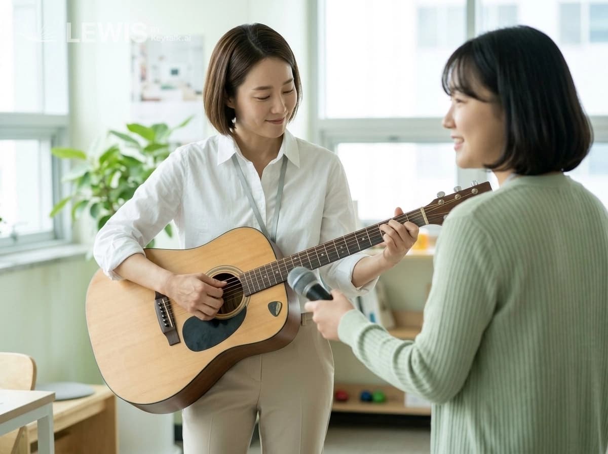 마이크가 향하는 곳