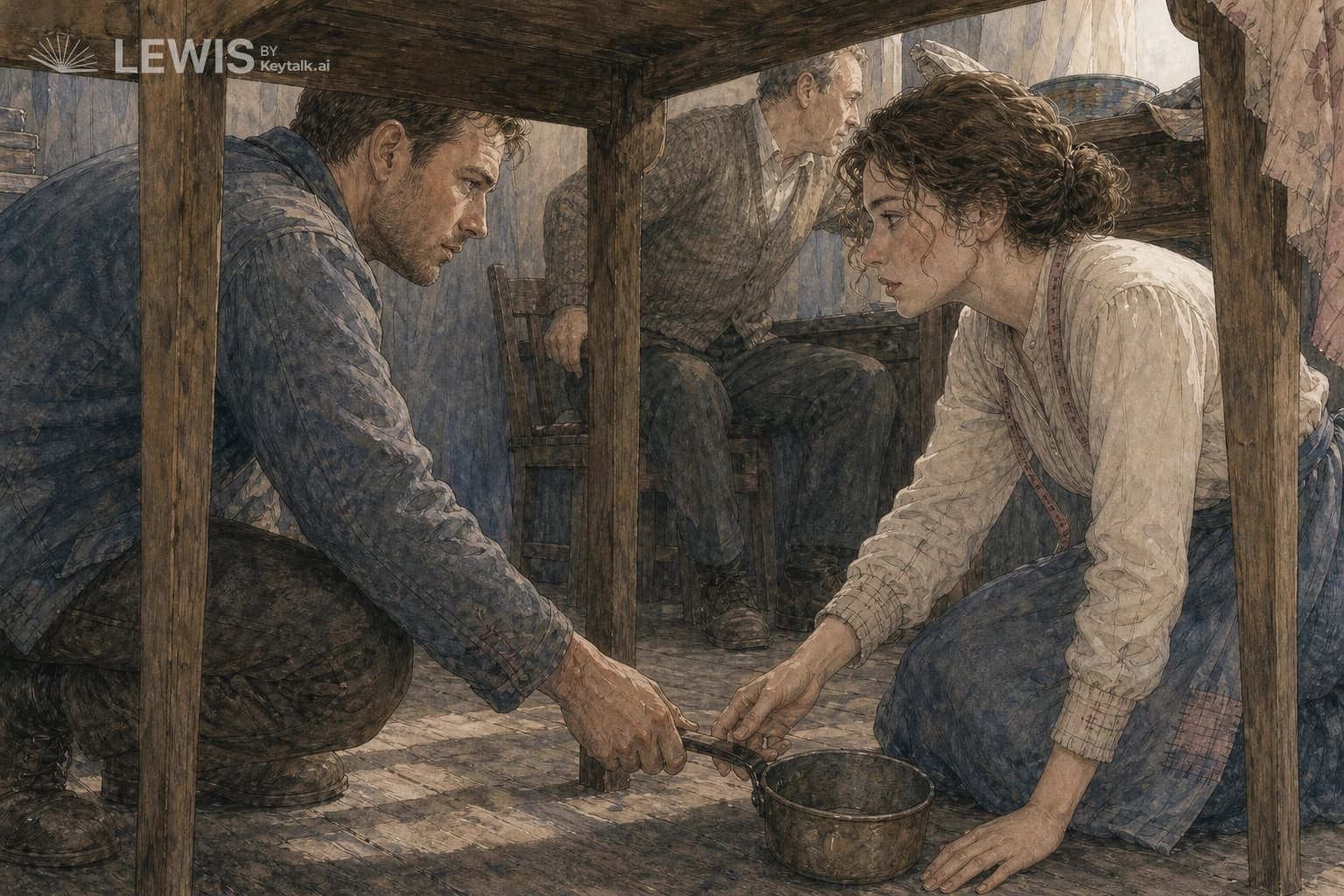 Beside the Fallen Saucepan