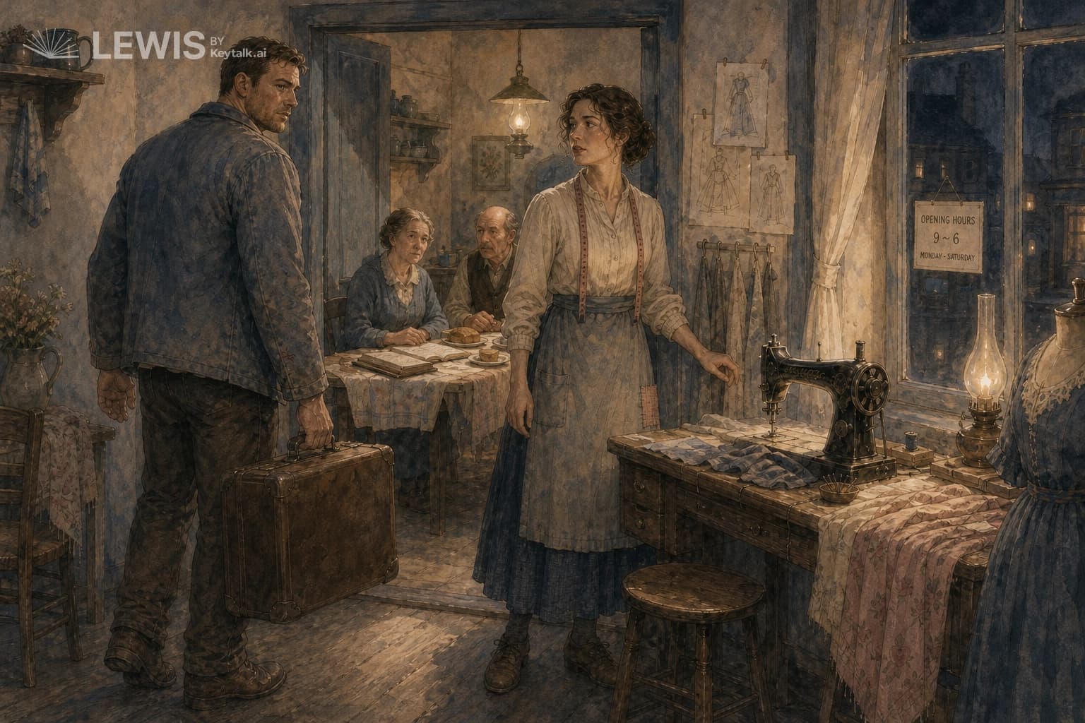 Bread Beside the Figures