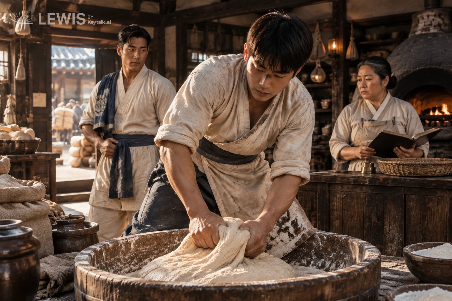 반죽이 부푸는 동안의 계약