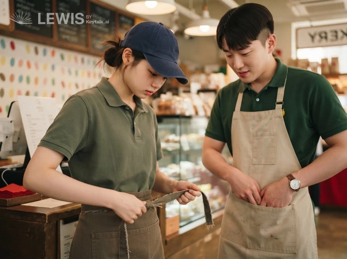끝까지 편 손바닥