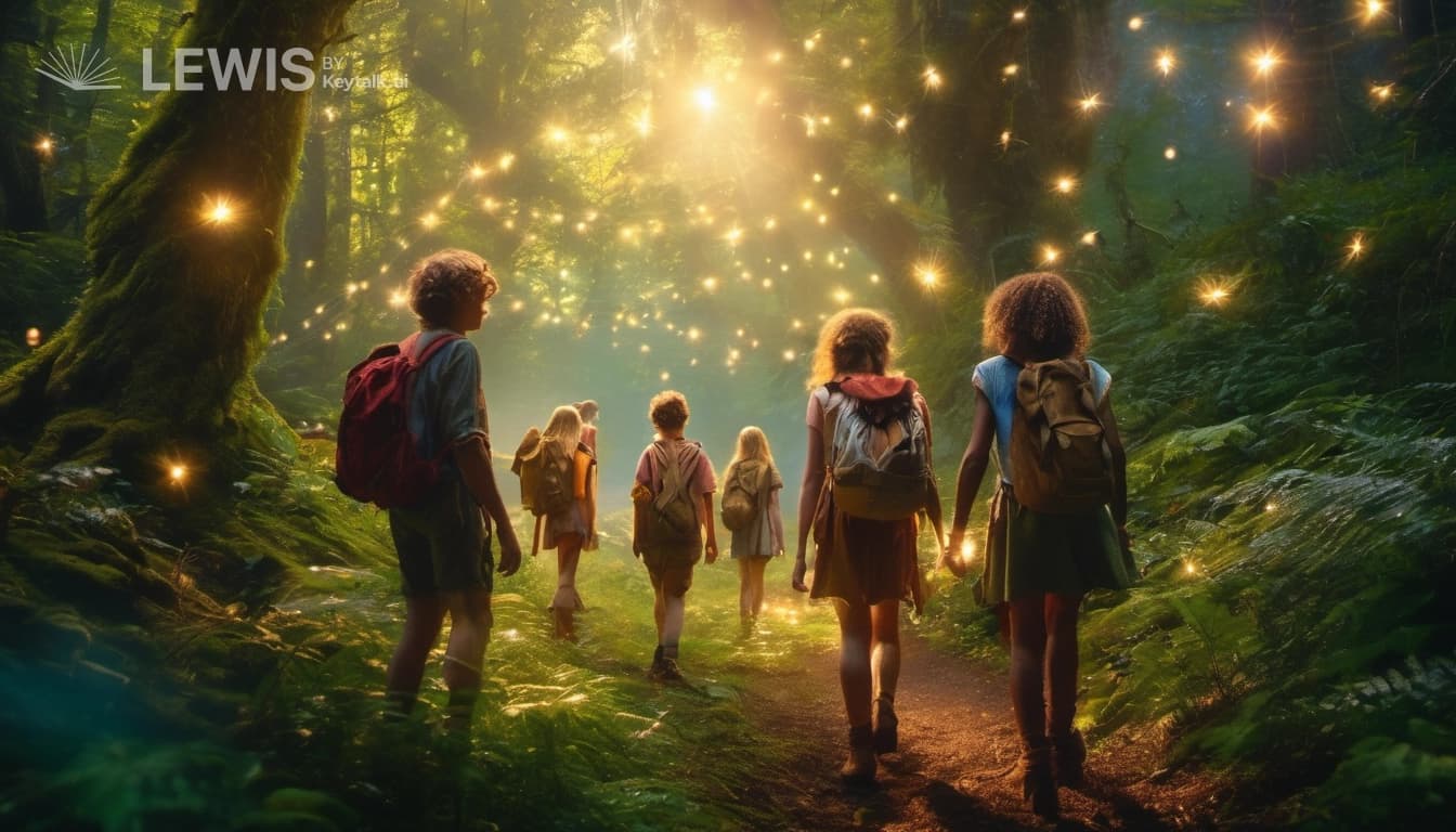 "The Enchanted Misfits: A Journey Through the Forest of Transformation"