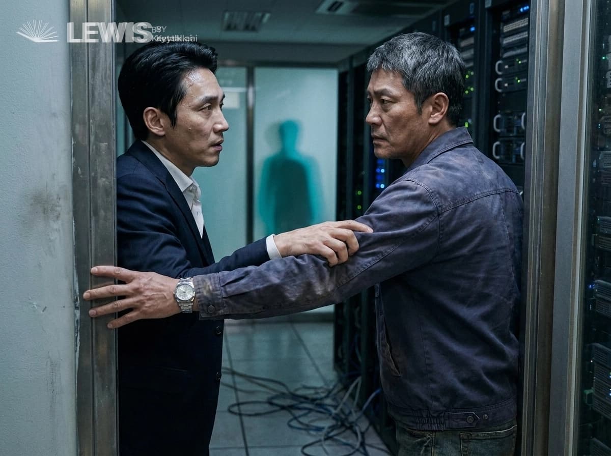 서버실 입구, 결심의 문턱