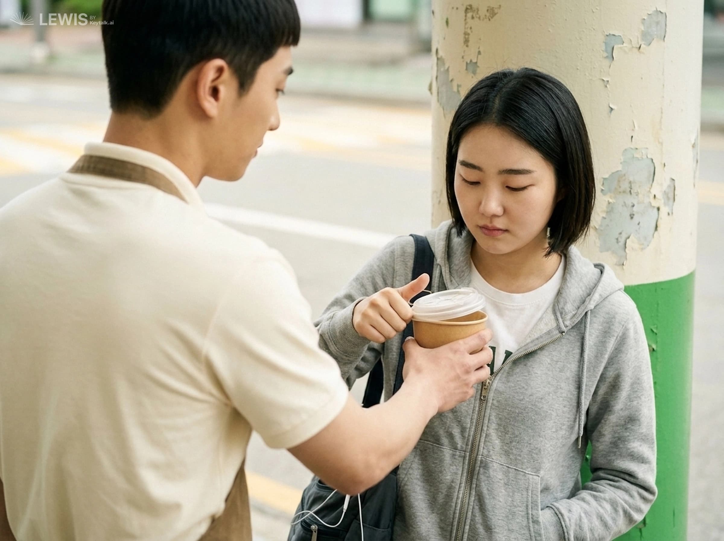 국자 없이 한 숟갈